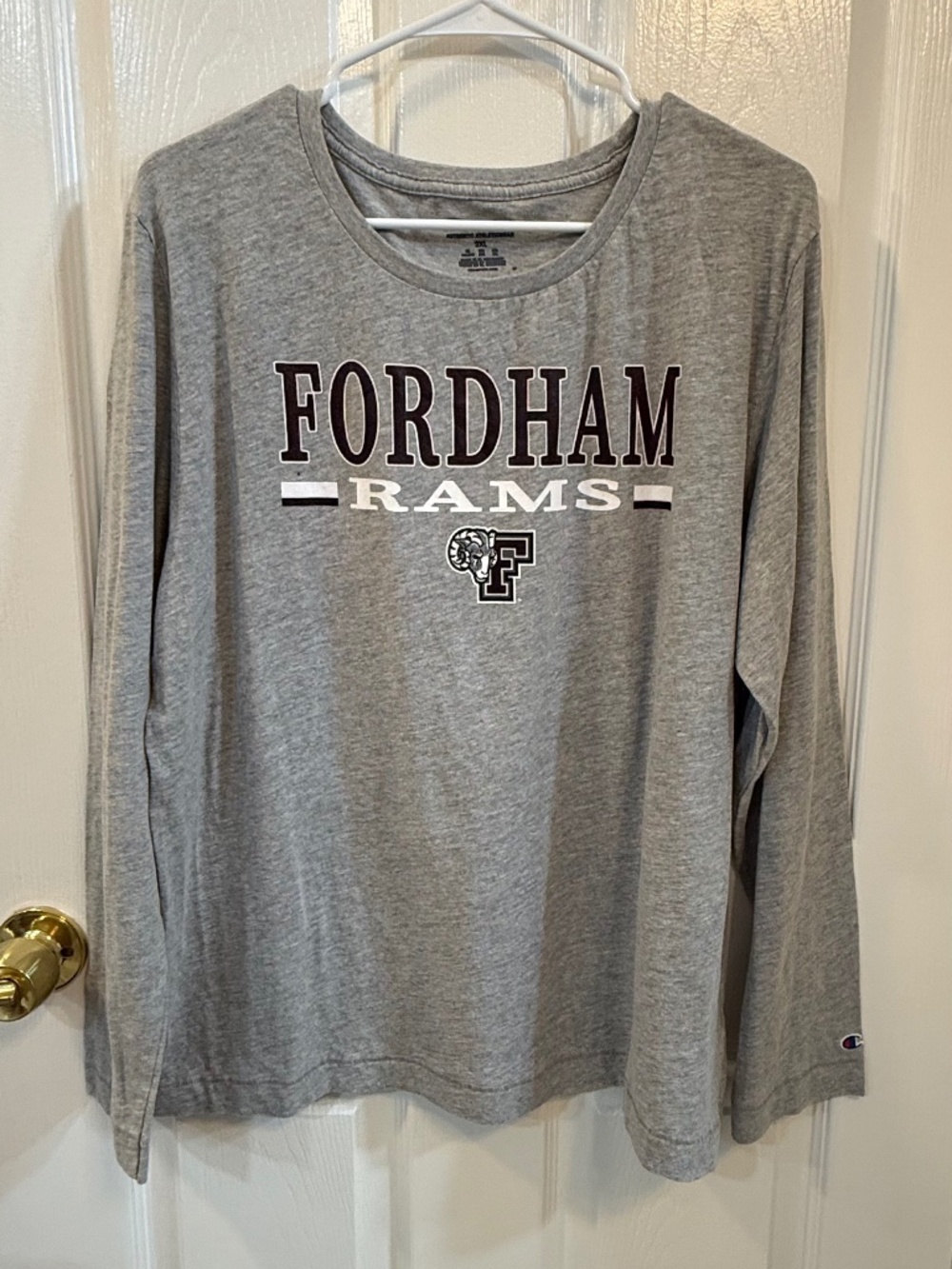 Fordham Rams Long Sleeve Shirt 2XL